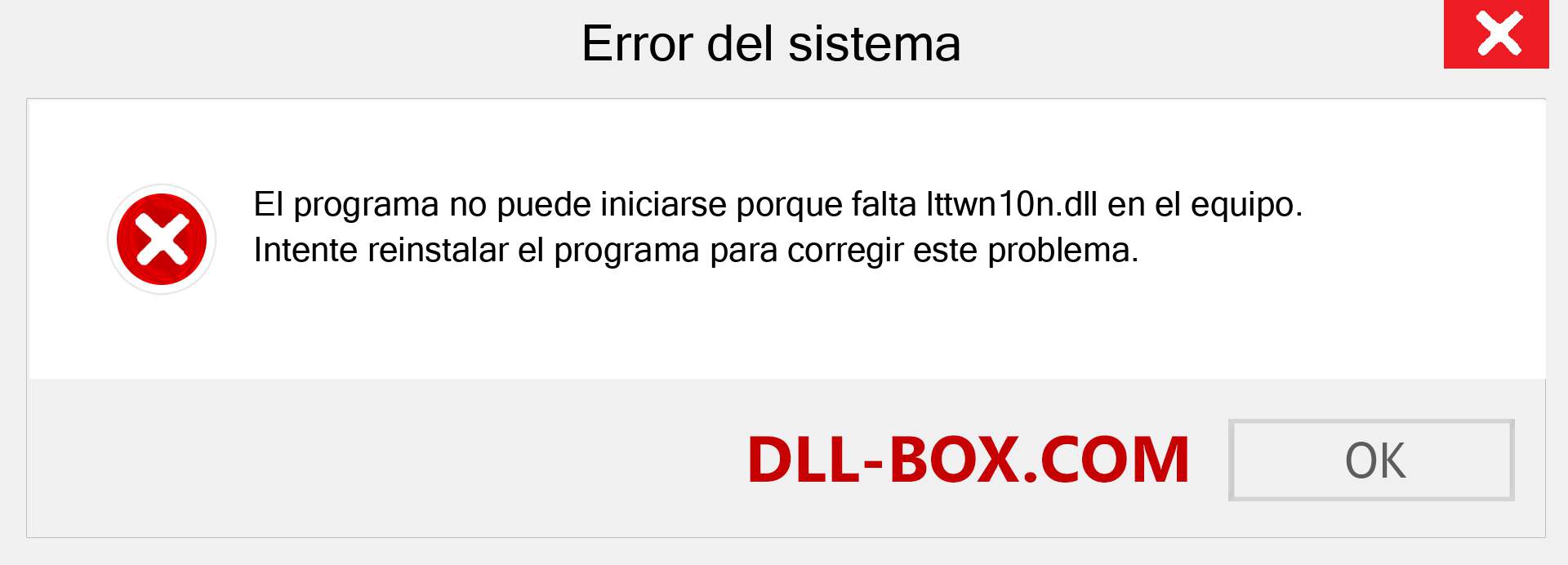 ¿Falta el archivo lttwn10n.dll ?. Descargar para Windows 7, 8, 10 - Corregir lttwn10n dll Missing Error en Windows, fotos, imágenes